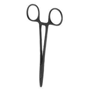 Fórceps de soporte de aguja Debakey, fórceps de sutura quirúrgica recta de Color negro, fórceps de sala de operaciones quirúrgicas de acero alemán - Product Image 5