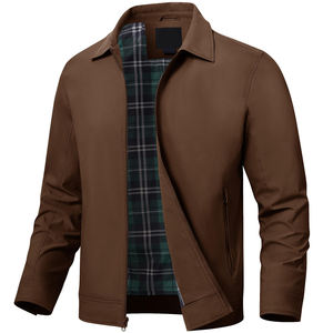 Veste imperméable légère à logo personnalisé de dernière génération en gros pour hommes, veste coupe-vent zippée, vestes d'hiver - Product Image 1
