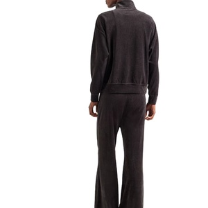 ชุดวอร์มสองชิ้นชุดกีฬาลำลองสำหรับผู้หญิง, เสื้อกันหนาวทรงหลวมและกางเกงทรงสลิมไซส์ xs/xs - Product Image 3