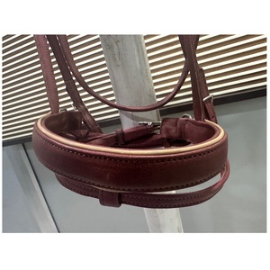 Brida de caballo de cuero aceitoso marrón inglés de alta calidad para la exportación de equitación DE LA India - Product Image 3