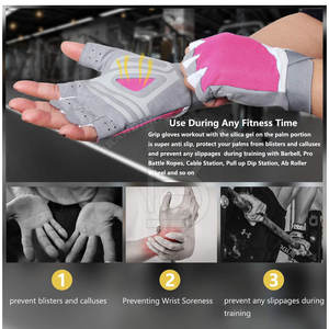 Gants de musculation d'extérieur à la mode Fabriqués au Pakistan Tissu de haute qualité confortable Gants en néoprène - Product Image 3