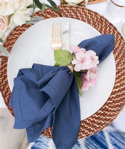 Assiettes De Présentation Sunburst Assiette En Faux Bois Bleu Fonce Feuille Bleue Verre Wed Charger Acier Inoxydable Rose Doree - Product Image 4