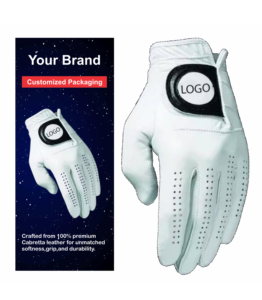 Bajo MOQ personalizado de lujo impermeable deporte piel de oveja guante de Golf Premium invierno completo Cabretta GUANTES DE Golf de cuero - Product Image 6