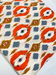 100% coton tissé tissu d'impression numérique léger respirant excellente qualité pour vêtements robes décor à la maison couvre indien - Product Image 4