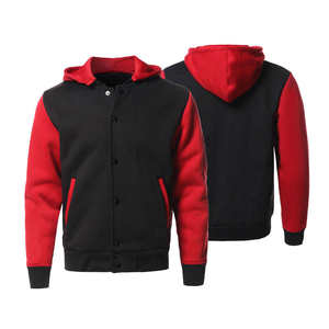 Veste universitaire en laine unisexe personnalisée, style streetwear décontracté, patchwork/camouflage, design tendance, bomber, style universitaire - Product Image 2