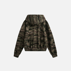 Sudadera con Capucha y Cremallera para Hombre, Diseño Personalizado, Sublimada, Invierno, Fábrica OEM, Marca Privada, Transpirable, Secado Rápido, Forro Polar Ecológico - Product Image 2