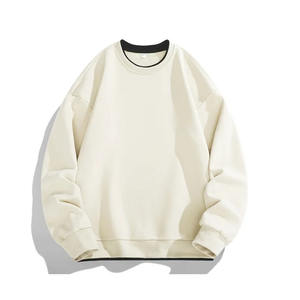 Sweat-shirt à col rond pour hommes 100% coton de haute qualité à manches longues Style ample à séchage rapide avec logo personnalisé pour l'hiver - Product Image 5