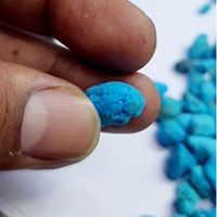 589 pièces de turquoise naturelle bleue d'Arizona, matériau brut de 8 mm à 15 mm, lot de 1845 carats, Iroc Sales, pierres précieuses brutes de haute qualité, 259 $ US