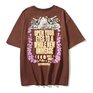 Men's Casual Short Half Sleeve T-Shirt New Design Three Tone Block Top Quick Dry Breathable 100% Cotton Terry <b>Fabric</b> Street Wear - Product Image 2