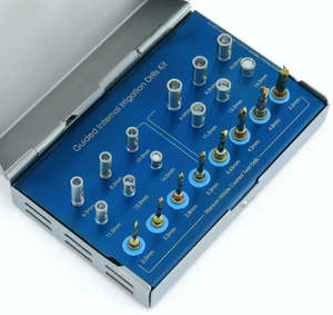 Kit de fraise d'osseodensification d'implant dentaire prothétique universel avec des pilotes à cliquet 10-70NCM Kit chirurgical de source d'alimentation manuelle - Product Image 5