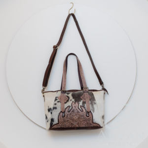 Sac fourre-tout pour femme en cuir repoussé Sacs à main en cuir de vachette véritable pour femmes nouveau design sac élégant - Product Image 4