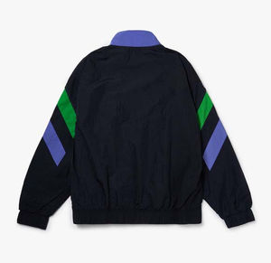 Vestes coupe-vent en cuir rétro élégantes pour hommes veste d'extérieur à capuche imperméable avec décoration en fourrure été - Product Image 1