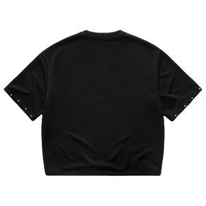 Camisas deportivas de franela personalizadas al por mayor para hombre, Camisa de franela gruesa a cuadros de color oscuro informal de otoño con diamantes de imitación - Product Image 5