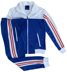 Fait de polyester doux avec intérieur en fourrure douce Marque privée OEM Vente en gros Deux pièces de survêtements de sport personnalisés pour le printemps - Product Image 1