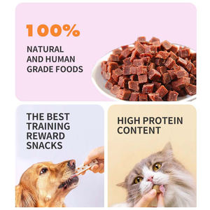 Fabricante de snacks para perros, tren OEM para mascotas, alto contenido de calcio, 200g, segmento de ternera, comida para gatos, premios para perros - Product Image 4