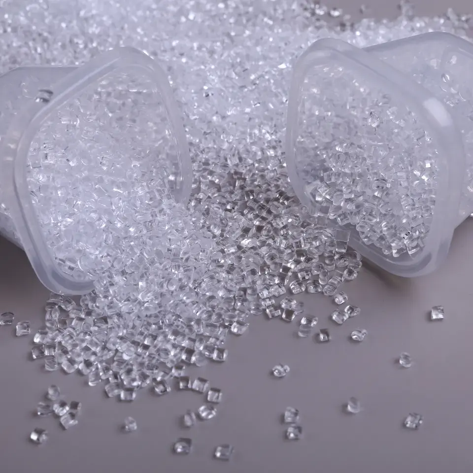 Granule de polycarbonate PC/granulés de PC recyclés/fabricant de rebroyé de bouteilles d'eau PC transparent