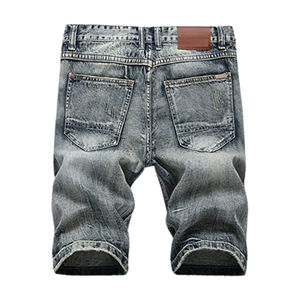 New 2025 Arrivals Mens <b>Denim</b> Shorts, Customized <b>Soft</b> Touch Ripped Comfort Fit Distressed and Mid Rise <b>Jeans</b> Shorts for Men - Product Image 4