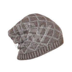 Bonnets Jacquard légers de qualité supérieure au prix de gros Service OEM Chapeaux bonnets personnalisés à la mode - Product Image 3