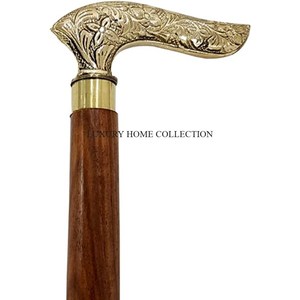 Bastones únicos hechos a mano con tallas de mango detalladas, perfectos para entusiastas del senderismo o usuarios de ayuda para la movilidad - Product Image 5