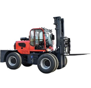 Montacargas Todoterreno de 3 Etapas con Contrapeso, Capacidad de 6 Toneladas, Elevación de 3-6 Metros, Nuevo, Excelente Calidad, Diésel para Exteriores - Product Image 2