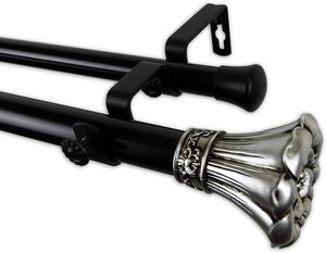 New Black and Gold Iron <b>Curtain</b> Rod with Bracket for Home Decor <b>Window</b> <b>Curtain</b> Rod Accessories Room <b>Bathroom</b> Living Room Hotel - Product Image 2