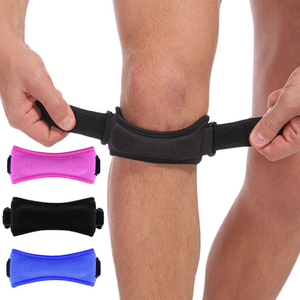 Support de rotule en néoprène unisexe de haute qualité, stabilisateur EVA rembourré, sangle de genou, logo personnalisé, vente en gros pour le fitness et la course à pied - Product Image 2