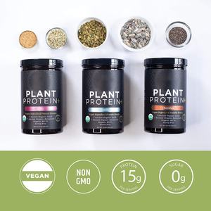 Oem etiqueta privado de açúcar não transgênica, semente orgânica baseada em <span class=keywords><strong>vegan</strong></span>, superalimentos, pó de proteína para bem-estar geral - Product Image 4