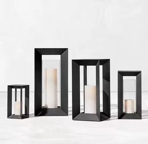 Portavelas de Metal Moderno Hecho a Mano para Ramadán, Navidad y Año Nuevo, Decoración de Venta Caliente - Product Image 1