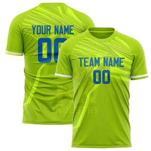 ผ้าโพลีเอสเตอร์100% น้ำหนักเบาเสื้อกีฬาออกแบบได้เองสำหรับงานกิจกรรมของสโมสรการพิมพ์ซับลิเมชันแบบแห้งเร็ว - Product Image 5