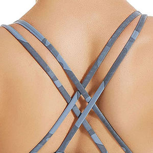 Soutien-gorge de sport pour femme entièrement personnalisable, léger, à dos croisé, extensible, vêtements de sport actifs, yoga, gym, fitness, entraînement - Product Image 5