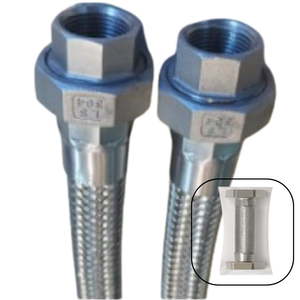 Meilleure qualité 3/4 pouces SS304 acier inoxydable Flexible femelle X filetage femelle tuyau 30cm de longueur pour les systèmes d'eau de plomberie - Product Image 2