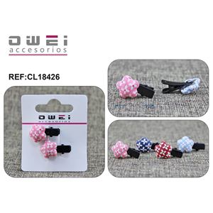 BEBE12u/c pinces à cheveux Style européen métal fer 5cm taille personnalisable Carton emballage - Product Image 1