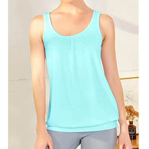 Ligero para mujer largo entrenamiento Fitness deportes Yoga Tank Tops - Product Image 6