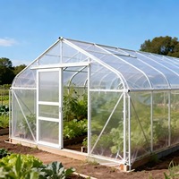 Offre Spéciale – Kit Serre Monocouche en PE Stabilisé Anti-UV à Prix Réduit pour la Culture Hydroponique de Fraises et Tomates