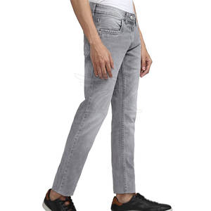 Pantalones Vaqueros Clásicos de Corte Ajustado para Hombre, Ropa Casual, Pantalones Elásticos, Estilo Diario Cómodo - Product Image 3