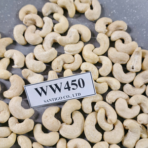 Kaju Badam SANTIGO Noix de cajou WW450 Emballage personnalisé de noix de cajou brutes - Product Image 1