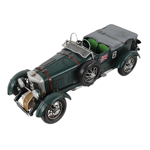 Llamativo 1930 soplador 4.5L LeMans modelo de coche 34cm mesa de hierro histórica decoración del hogar para la graduación - Product Image 4