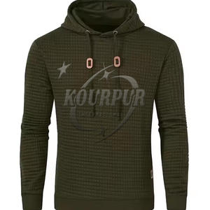Sudaderas con capucha de algodón 100% bordadas recortadas de calidad superior para hombres más vendidos para el invierno Disponible Todos los tamaños Colores Impresión digital - Product Image 6