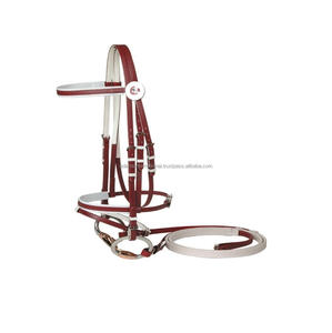 Bride cheval en PVC avec rênes en toile de haute qualité, produit cheval, équipement cheval, cavalier, Adams, grossiste International - Product Image 2