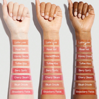 Gloss à lèvres végétalien longue tenue waterproof effet repulpant - Blush Drizzle, gloss mat crème de haute qualité pour marque privée