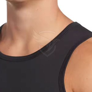 2025 nueva llegada hombres camiseta sin mangas de color personalizado camiseta sin mangas de secado rápido al por mayor hombres camiseta sin mangas para la venta - Product Image 5