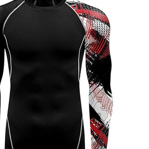 Nouveauté Rash Guard Unisexe Adulte MMA 100% Polyester Antibactérien Sublimation Personnalisée Logo OEM Prix Bas Rash Guaeds - Product Image 6