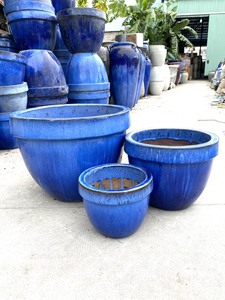 Stock disponible/Pots de jardinières de fleurs émaillées/jardinières en céramique/pot de bonsaï en céramique de jardin extérieur [vente en gros] - Product Image 3