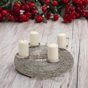 Decoración de mesa de árbol de Navidad de metal hecho a mano, acento rústico de vacaciones, perfecto para centros de mesa festivos o regalos - Product Image 6