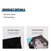 Sacs d'emballage personnalisés pour aliments pour chats et chiens, grandes pochettes à fond plat, laminées, refermables avec fermeture éclair, anti-odeur, pour aliments gras, PET/VMPET/PE