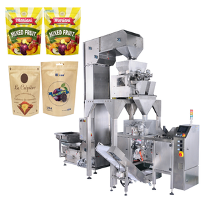 Tuyến tính đứng lên dây kéo máy đóng gói PREMADE Dây Kéo Túi Máy đóng gói trái cây khô máy đóng gói túi - Product Image 1