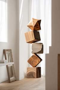 Sculpture en bois faite à la main avec un design animal parfait pour un décor inspiré de la nature et des chambres sur le thème de la faune - Product Image 4