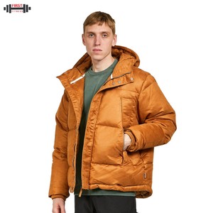 2025 Customized Men's Winter Parka Puffer <b>Jacket</b> High Quality <b>Canvas</b> Eco-Friendly Reversible Plus Size - Product Image 2