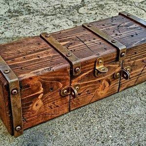 Bijoux cadeaux artisanaux en bois massif de haute qualité et boîte à cosmétiques multifonctionnelle polie pour la décoration de Noël - Product Image 6