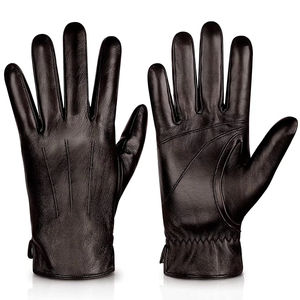 Guantes de moda de cuero de moda superior Producto transpirable de alta costura Guantes de moda de cuero de tacto ultra suave para hombres - Product Image 1